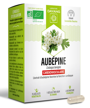 Anti gaspi 07/26 Dayang Aubépine Bio 15 gélules végétales