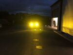 headlight 6/12V led yellow european code two parts, high power