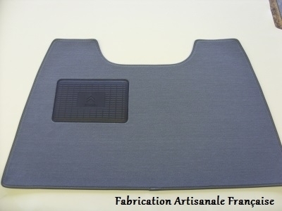 front carpet grey 11BL handmade in france