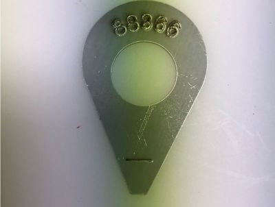 arrêtoir simple d'écrou de blocage de la poulie double (nouveau fab.pat2d)