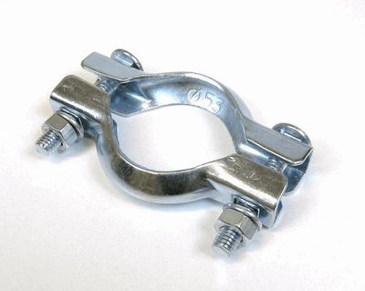 Collier sur tube d'échappement