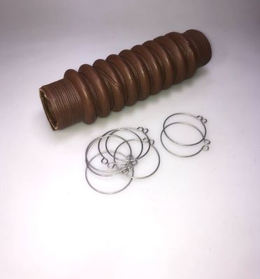 accordéon de crémaillère cuir (avec clips sans démontage de crémaillère)