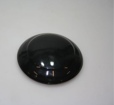 black steering wheel cap