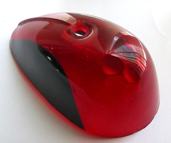 cabochon de clignotant arrière rouge droit ou gauche sur custode