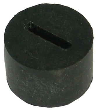 butée de tirant de porte forme ronde (caoutchouc)