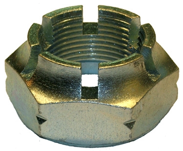 slotted outer right driveshaft nut left-hand thread