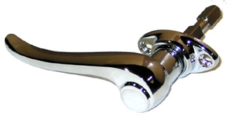 outer door handle rear left with rosette