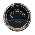 oil pressure gauge black