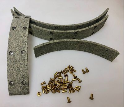 front brake facing 11CV 12inch (with rivets) french product