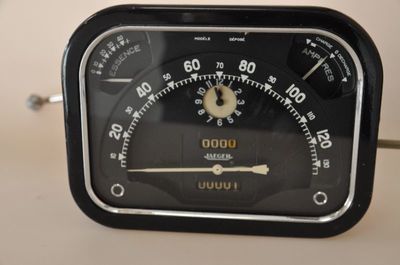 speedometer black with watch