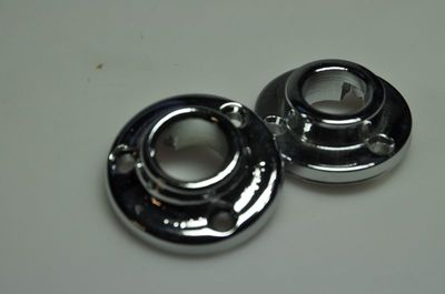 entrée de poignet de porte malle plate les deux (pièce d'origine rechromée)