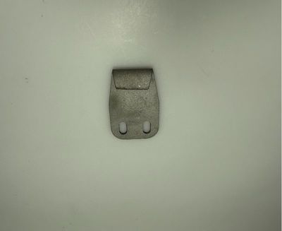 clip for bonnet fastener for two parts