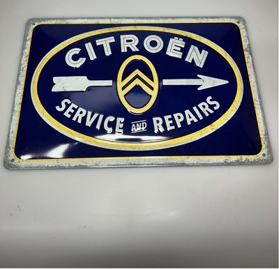 Plaque 1 Citroën agency bleue