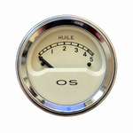 oil pressure gauge white 12V powered