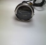 thermomètre mécanique fond noir avec sonde 6-12v