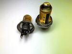 headlight 6/12V led yellow european code two parts, high power
