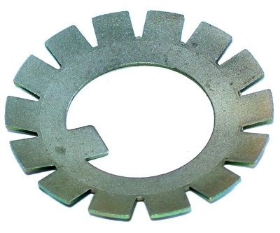 arrêt à talon de l'écrou de blocage