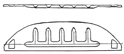 boot floor sheeting 11BN/15 (before 1952) with supports left/right
