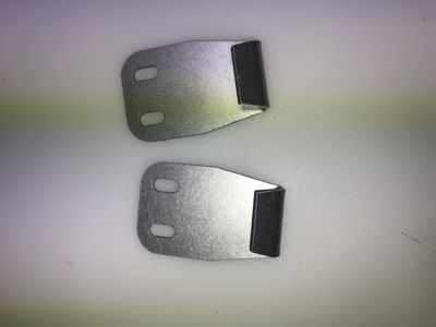 clip for bonnet fastener for two parts