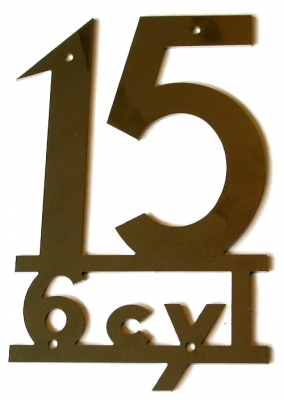 insigne aile arriere 15 inox