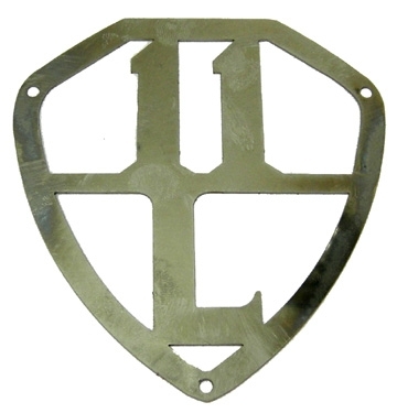 insigne aile arriere inox 11 bl