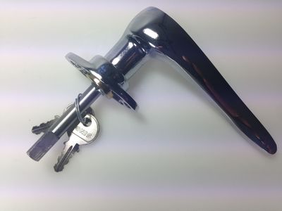 outer door handle right with lock