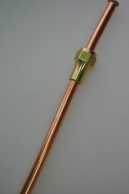 brake pipe main cylinder glass type with 1 connector (after 1952)
