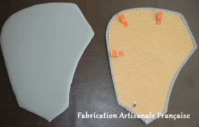 appuis-têtes confectionnés (les deux) BN malle bombée