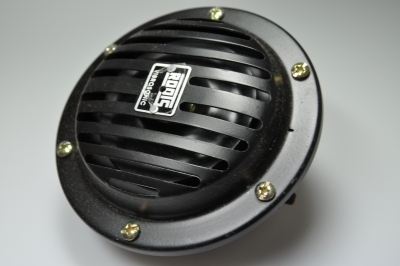 klaxon noir route diametre 125 6 volts