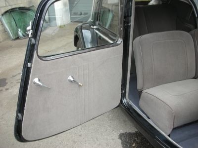 door carpeting velours wool 15/6 1950 to 1952, ready to use mounted on isorel sheet handmade in france