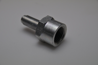 brake hose connector for wheel brake cylinder