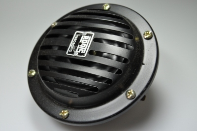 horn black low 6V 125mm