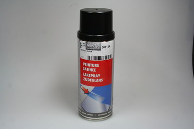peinture noire satiné bombe de 600ml