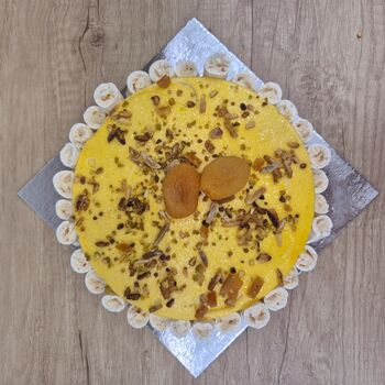 Entremet glacé nougat et abricot