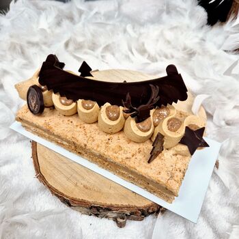 Bûche café & noisette