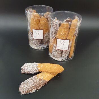 Sablés viennois coco chocolat noir