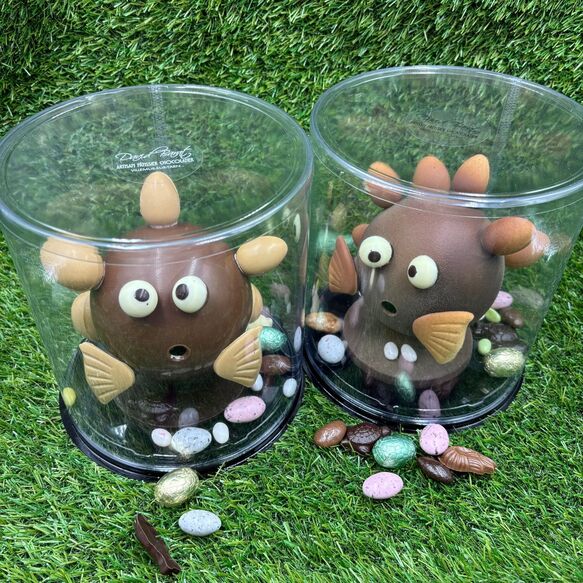 Poisson-globe en chocolat