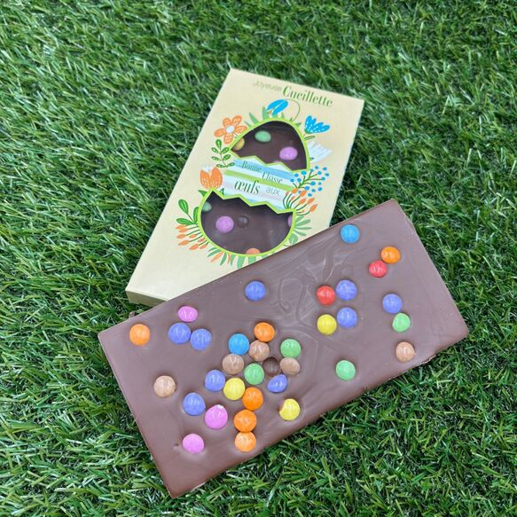 Tablette lait et smarties