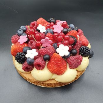 Tarte aux fruits rouges
