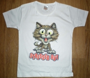 Télécharger gratuitement Images T Shirt Femme Humour Chat Stressed Out dernière par