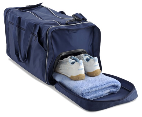 Grande Capacité Trousse Unisexe En Coton Velours Côtelé Bleu Marine - Tadipri