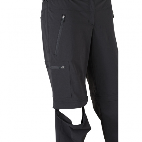 Pantalon trekking randonnée Rachel noir jambe détachable - Achat vente pas cher Surplus militaire Pantalon trekking randonnée Rachel noir jambe détachable - Achat vente pas cher Surplus militaire