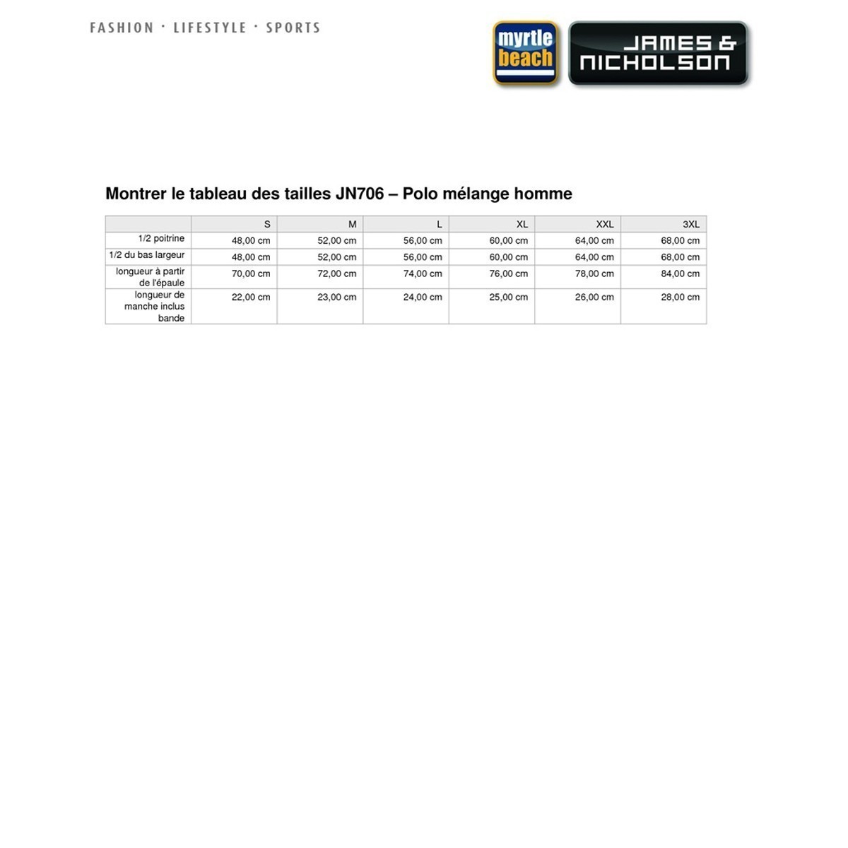 Polo homme mélange - JN706 - bleu marine