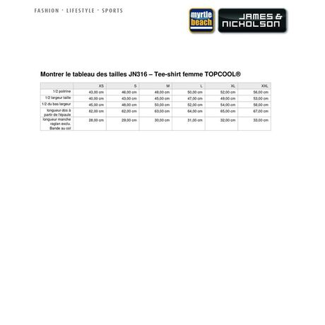 t-shirt running respirant JN316 - blanc et océan - FEMME