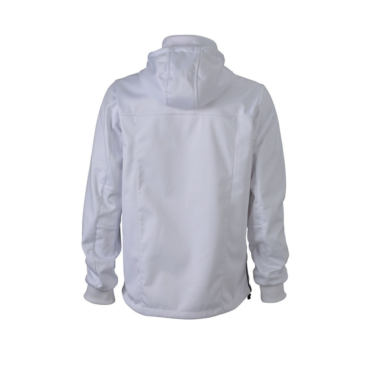 Veste softshell à capuche - homme JN1078 - blanc - coupe-vent imperméable