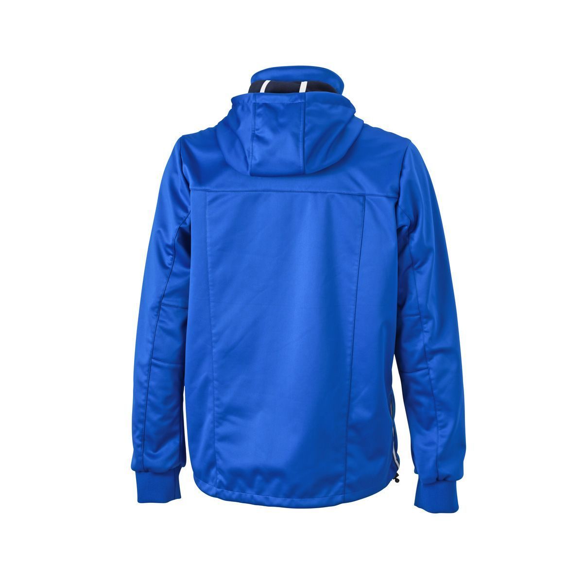 Veste softshell à capuche - homme JN1078 - bleu nautique - coupe-vent imperméable