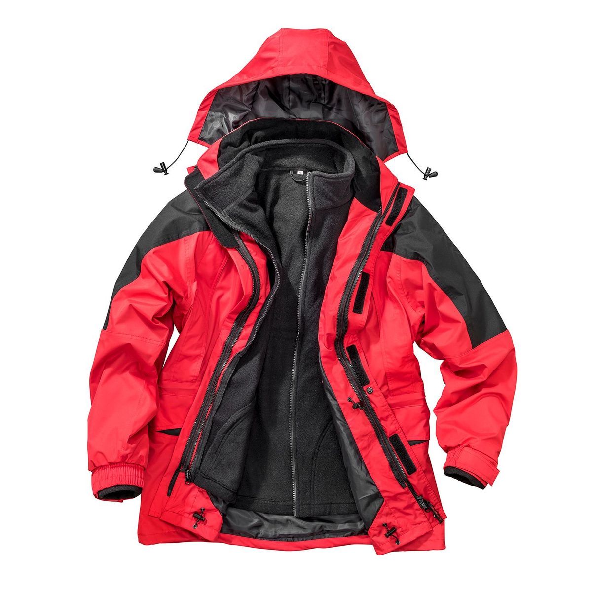 parka homme avec capuche - fonction 3 en 1