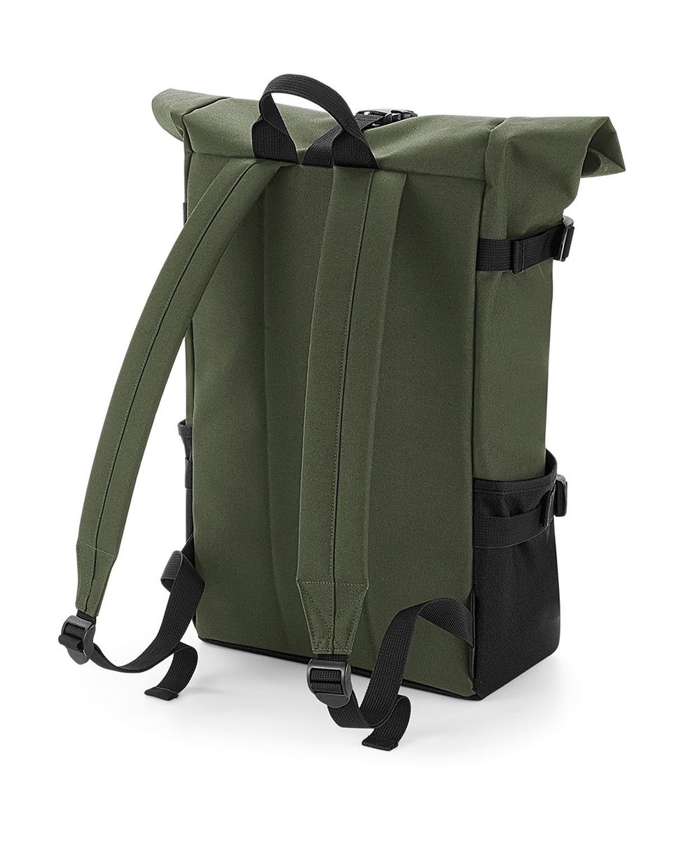 Sac à dos roll-top - compartiment ordinateur - BG855 - bleu marine Sac à dos roll-top - compartiment ordinateur - BG855 - bleu marine