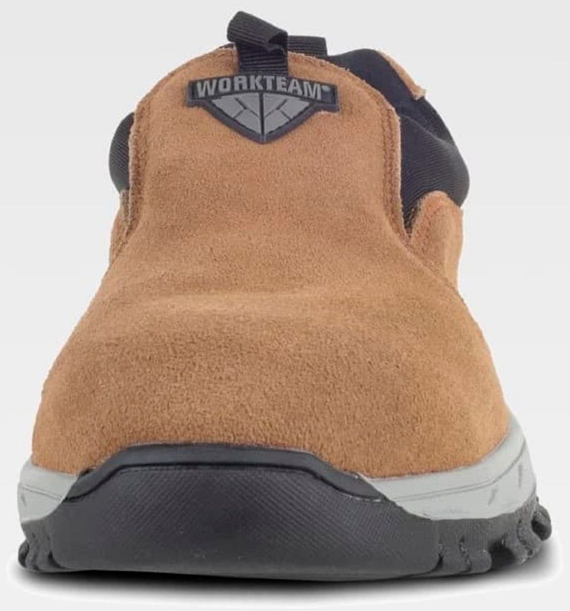 Chaussures de sécurité en croûte de cuir - Mixte - P2510 - beige et noir