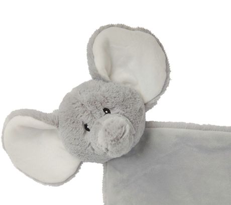 Grand doudou bébé peluche éléphant - MM751 - gris